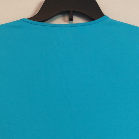 LANDS END Dri-Fit Shirt, size small, turquoise - Picture 6 of 8